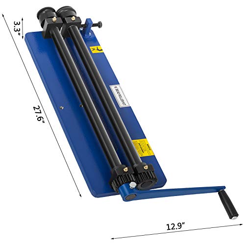 VEVOR Dobladora Manual de Tubos de 460 mm Máquina Dobladora Manual Curvadora de Tubos Herramienta de Laminado de Rodillos de Bolas Curvadora de Tubos Acero