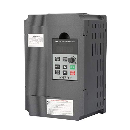 VFD, 220V Controlador universal de velocidad de variador monofásico VFD de frecuencia monofásica para motor de CA trifásico de 1.5kW