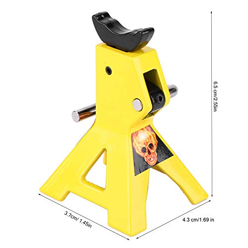 VGEBY1 2 pcs Jack Stands, 1/10 Mini simulación Metal RC Jack Stands Wheeljack Accesorios de emulación para D90 SCX10 RC Crawler Car(6tone)