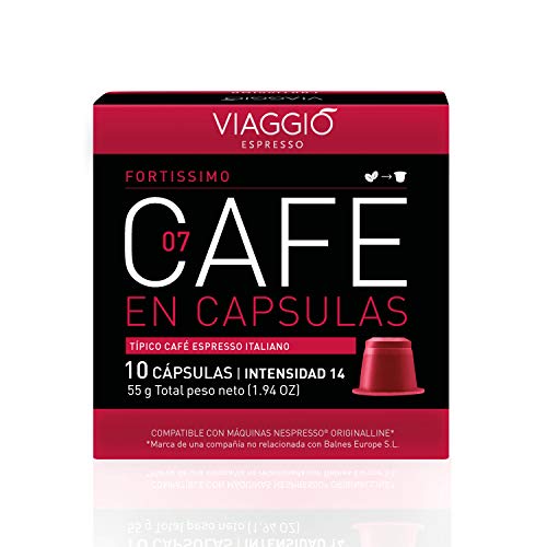 VIAGGIO ESPRESSO - 60 Cápsulas de Café Compatibles con Máquinas Nespresso - SELECCIÓN ESPECIAL