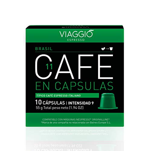 VIAGGIO ESPRESSO - 60 Cápsulas de Café Compatibles con Máquinas Nespresso - SELECCIÓN ESPECIAL