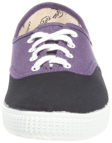 victoria Inglesa Bicolor - Zapatillas de tela unisex, Morado, 36