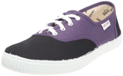 victoria Inglesa Bicolor - Zapatillas de tela unisex, Morado, 36