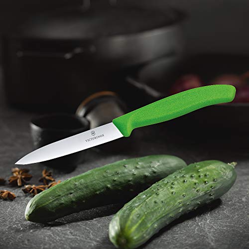 Victorinox 6.7706 Cuchillo, Acero Inoxidable, Verde, Medium