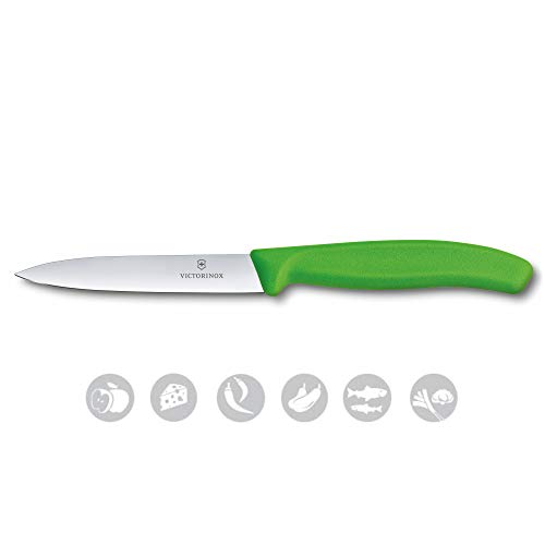 Victorinox 6.7706 Cuchillo, Acero Inoxidable, Verde, Medium