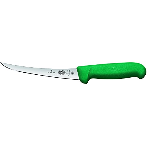 Victorinox Ausbeinmesser Flex Fibrox Cuchillo, Acero Inoxidable, Verde, estándar