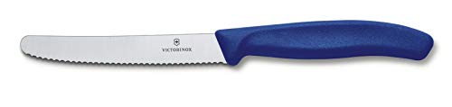 Victorinox Cuchillo, Acero Inoxidable, Azul, Medium