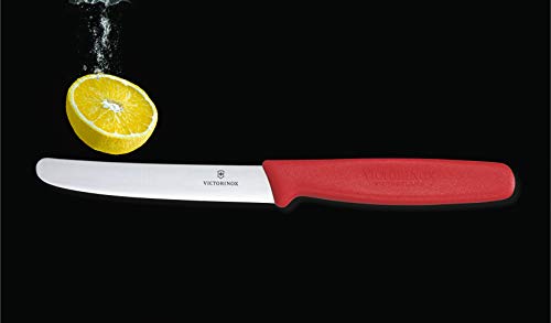 Victorinox Cuchillo, Acero Inoxidable, Rojo, Medium