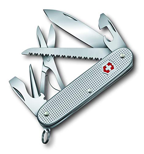 Victorinox Farmer X, 93mm, Alox, Silber Navaja, Unisex Adulto, Plata, 93 mm