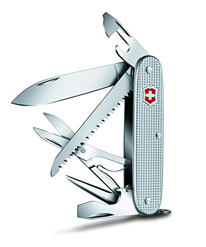 Victorinox Farmer X, 93mm, Alox, Silber Navaja, Unisex Adulto, Plata, 93 mm