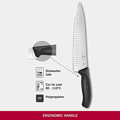 Victorinox Küchenmesser Swissclassic Tranchiermesser Cuchillo TRINCHAR ALVEOLOS, 25CM Blister 6.8023.25B, estándar