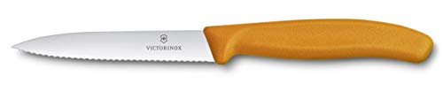 Victorinox SwissClassic Cuchillo, Acero Inoxidable, Naranja, Medium