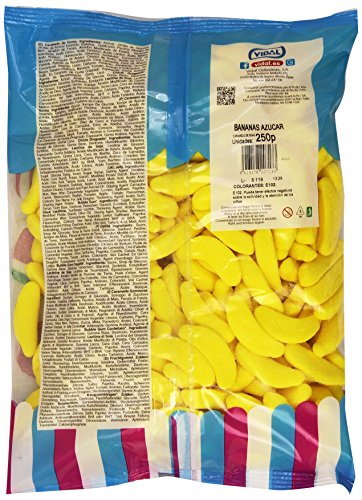 Vidal Bananas Azúcar Golosina - 1500 gr