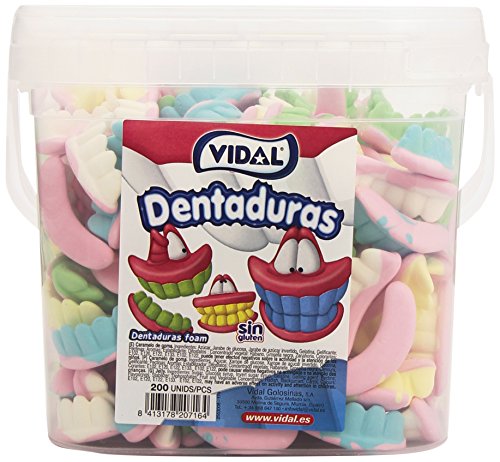 Vidal - Dentaduras - Caramelo de goma - 200 caramelos
