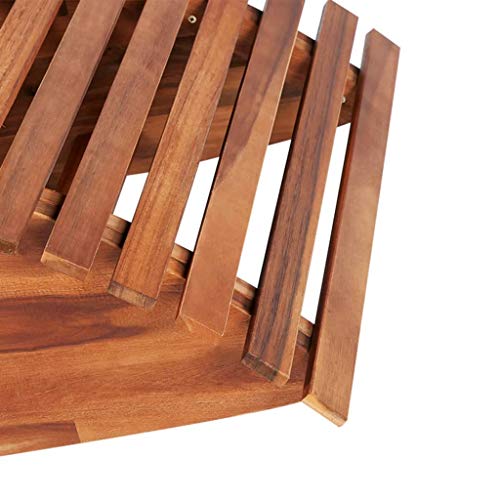 vidaXL Madera Maciza de Acacia 2X Tumbonas Mecedoras Accesorios Jardín Terraza Diseño Elegante Moderno Uso Interiores Exteriores Resistente Duradera