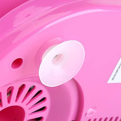 VIFERR Máquina de Algodón de Azúcar, Mini Máquina Eléctrica de Algodón de Azúcar Grado Alimenticio Máquina de Algodón de Azúcar DIY Segura Regalo para Niños Color Rosa 220V 450W