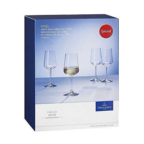 Villeroy & Boch 11-7209-8130 Flauta para Cava de 250 ml, Cristal, 7 cm, 4 Unidades