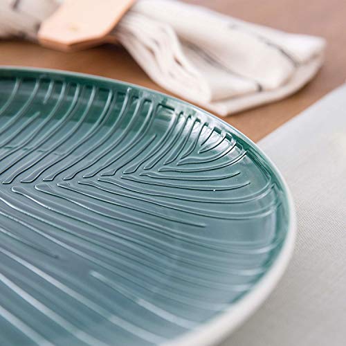 Villeroy & Boch It'S My Match Plato Leaf, 24 cm, Porcelana Premium, Verde