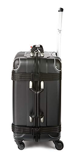 VinGardeValise 05 Grande - Maleta de Viaje para vinos & de usos múltiples - 69 x 45 x 35 cm - hasta 12 Botellas (Negro)