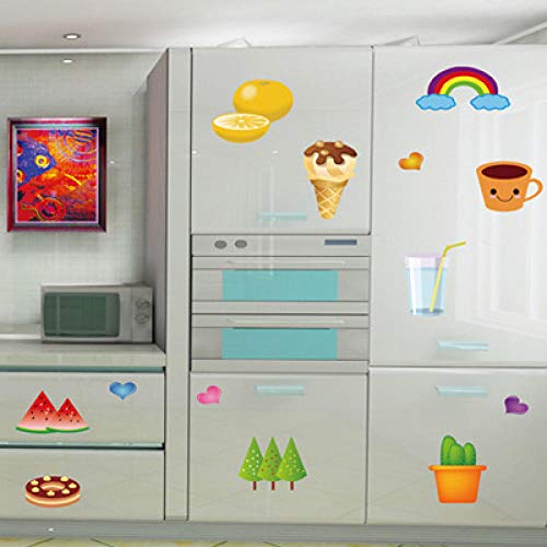 Vinilos Decorativos Y Murales Etiqueta De La Pared Extraíble Restaurante Refrigerador Cocina En Todas Partes Frutas Y Verduras Pegatinas De Pared