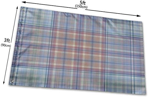 Viplili Banderas Scottish Tartan Plaid81 Home Garden Yard Flags 3 X 5 Feet Pennants Indoor Outdoor Fall Flags Wall Banners Decoration