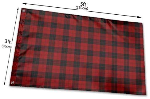 Viplili Banderas Wallpaper Desktop Picture Tablecloth Tartan Outdoor Yard Flag Stand Flag Printing 3x5 Feet Vibrant Colors Polyester and Brass Grommets