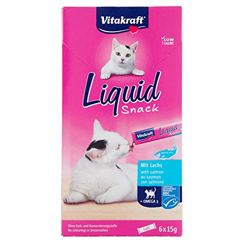 Vitakraft Liquid Snack– snack líquido para gatos (2x6 bolsas)