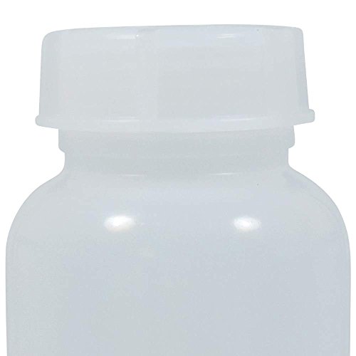 Viva-Haushaltswaren – 6 x 5 frascos Botella 500 ml con rosca, Farmacia, laboratorio Botella, Medicina, bote, plástico bote, plástico (PE de LD), sin BPA – Fabricado en Alemania – Incluye etiquetas