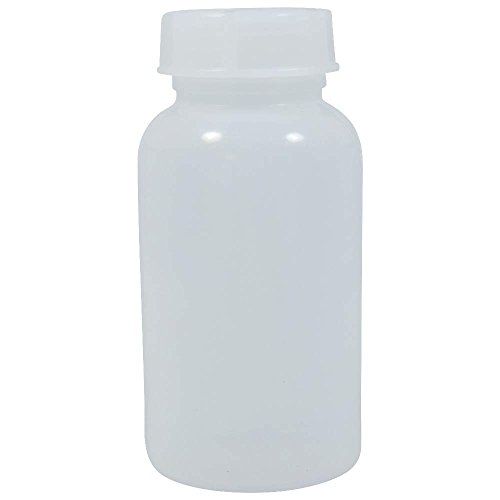 Viva-Haushaltswaren – 6 x 5 frascos Botella 500 ml con rosca, Farmacia, laboratorio Botella, Medicina, bote, plástico bote, plástico (PE de LD), sin BPA – Fabricado en Alemania – Incluye etiquetas