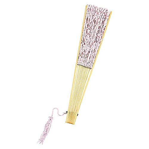 VON LILIENFELD Abanico Boda Nupcial Mujer Accesorio Carmen, Rosa Pastel