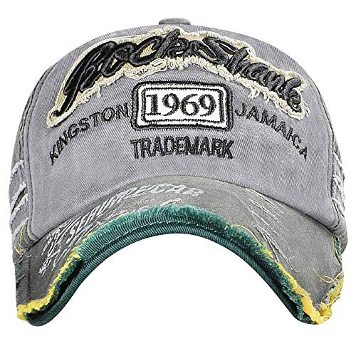 Voqeen Gorra de béisbol Vintage gastada Moda 1969 Gorra de béisbol de Visera para Hombre