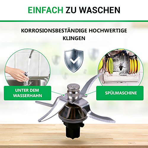 Vorwerk Thermomix alternative sharp replacement blender blade stainless steel for the TM31 kitchen appliance mixing and heating kitchen machine