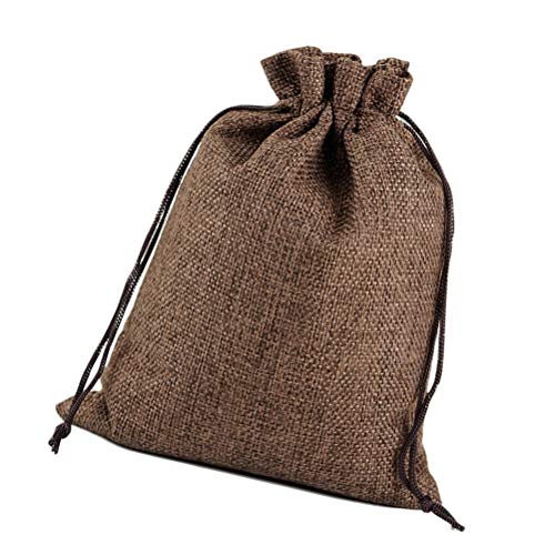 Vosarea Bolso con Lazo, 30 Piezas Arnés de Bolsillo Bambú Carbón Aroma Lino de algodón Bolsas para Regalos Dulces Boda Plantas Semillas Especias Monedas