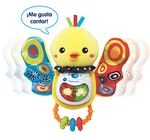 VTech-80-185322 Sonajero Pajarito pío con Voz, Color (3480-185322)