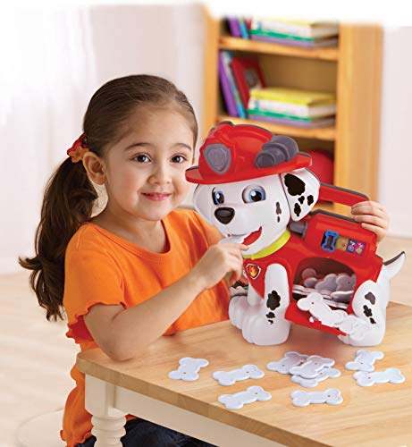 VTech- Marshall Letras al Rescate Disney Abecedario Interactivo de Patrulla Canina con Huesos en Forma de Galletas para Escuchar Palabras y más Datos interesantes (3480-190422)