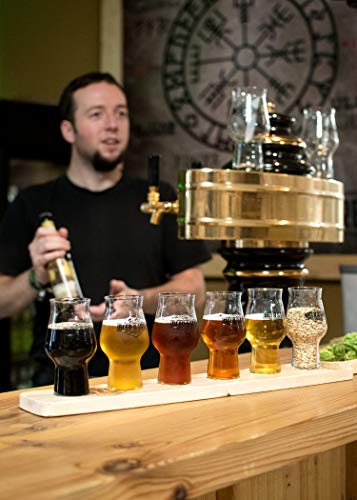 Wacken Brauerei Surtr - Pack de cervezas caseras - 18 botellas de 0,33 l de cerveza porter oscura/negra ahumada - La cerveza de los dioses - Ganadora del World Beer Award