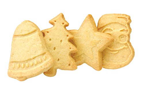 Walkers Festive Shapes Shortbread, Galletas Navideñas de Mantequilla, 175 g