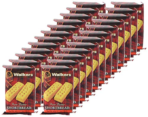 Walkers Shortbread Fingers, 2-Count Cookies Packages (Pack of 24)