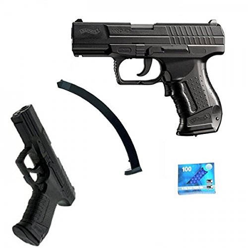 Walther P99 DAO Pistola de Airsoft, eléctrica, con máx. 0,5 Julios, Negro, 180 mm