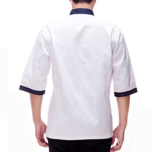 WANGJ Uniforme De Chef De Manga Larga Restaurante Occidental Barista Ropa De Trabajo Entrenamiento De Pan para Hornear Chaqueta De Otoño E Invierno Ropa De Entrenamiento De Hotel,M