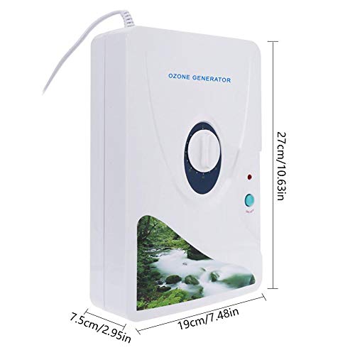WangWtry Ozonizador doméstico Digital generador de ozono ionizador purificador de Aire