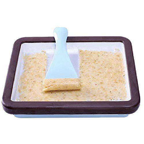 Waroomss Máquina de helado instantánea, rectangular, con 2 espátulas de calidad alimentaria, para hacer helados caseros saludables