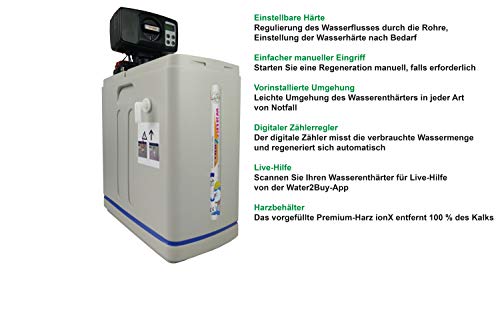Water2Buy W2B180 descalcificador | descalcificador de agua domestico para 1-4 personas