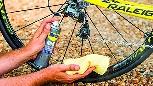 WD-40 Bike- Lubricante de Cadenas de Bicicleta para Todo Tipo de Condiciones y Ambientes- Spray 250ml