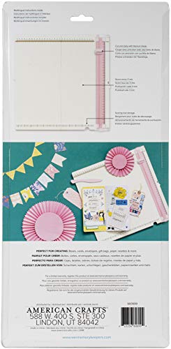 We R Memory Keepers American Crafts 12" x 12" Metric Trim and Score Board-DIY Crafting Kit, 12 x 12