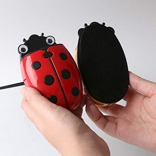 WE-WHLL Cute Ladybug Frigorífico Caja de Almacenamiento magnética Borrador Pizarra Organizador de bolígrafos Ahorre Espacio Soporte para contenedores de Cocina-Amarillo