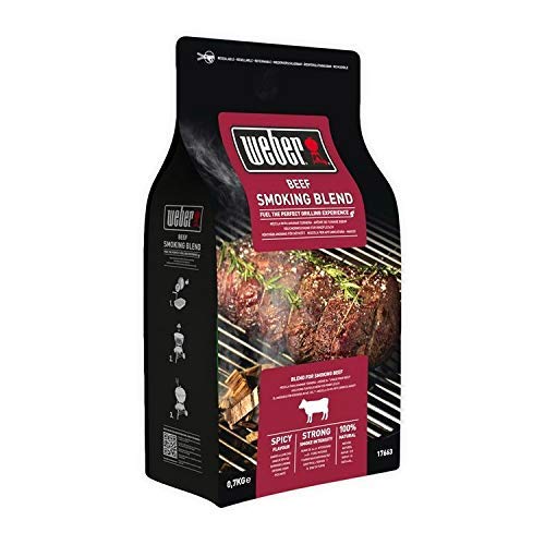 Weber – Virutas Beef 700 g, Negro, 30.5 x 27.2 x 15.2 cm, 17663