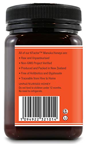 Wedderspoon 100% RAW Manuka Honey Active 16+ 500g