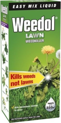 Weedol Herbicida líquido para césped o jardín (mata las malas hierbas) 500 ml (1.5 litros) Pack de 3