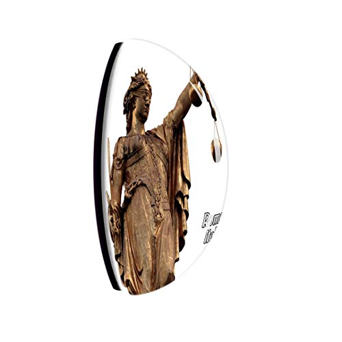Weekino Diosa De La Justicia Roma Italia Imán de Nevera 3D de Cristal de la Ciudad de Viaje Recuerdo Colección de Regalo Fuerte Etiqueta Engomada refrigerador
